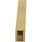 Ekena Millwork 5-inch W x 18-inch D x 24-inch H Copenhagen Rough Cedar Woodgrain TimberThane Knee Brace, Primed BRCUR05X18X24CHGRCPR - alternate 5